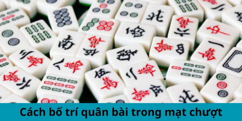 Cách bố trí quân bài trong mạt chượt