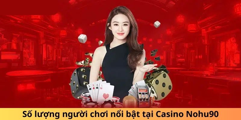 Số lượng người chơi nổi bật tại Casino Nohu90